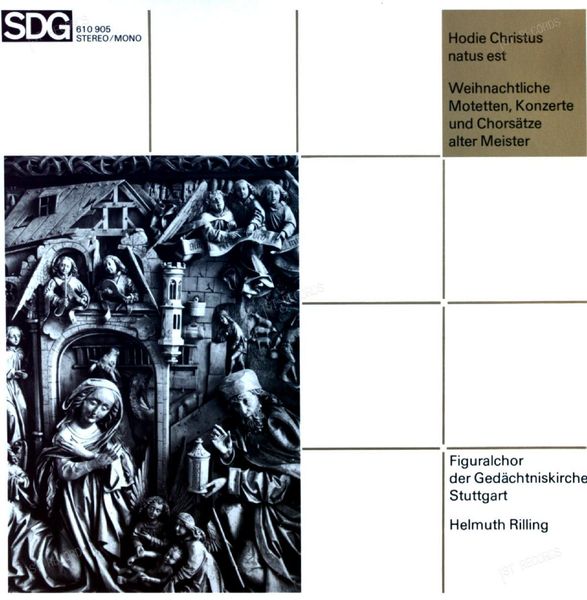 Helmuth Rilling - Hodie Christus Natus Est LP (VG+/VG+)