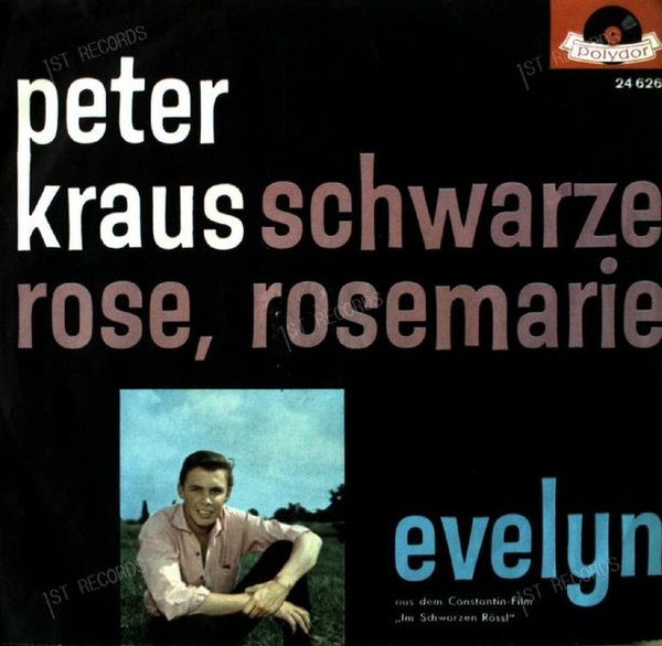 Peter Kraus - - Schwarze Rose, Rosemarie / Evelyn 7in (VG/VG)