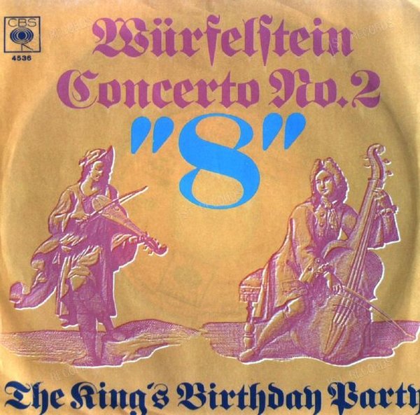 "8", Richard Hurwitz, Paul Zukofsky - The King's Birthday Party 7in (VG/VG)