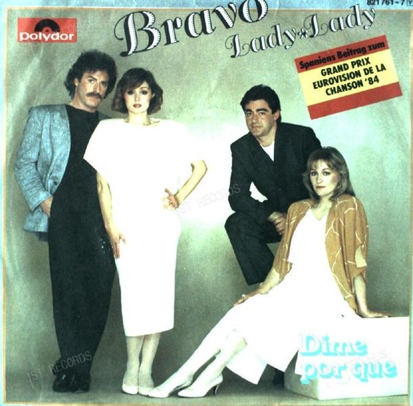 Bravo - Lady, Lady / Dime Por Qué 7in (VG/VG)