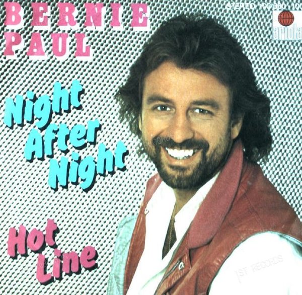 Bernie Paul - Night After Night / Hot Line 7in (VG/VG)