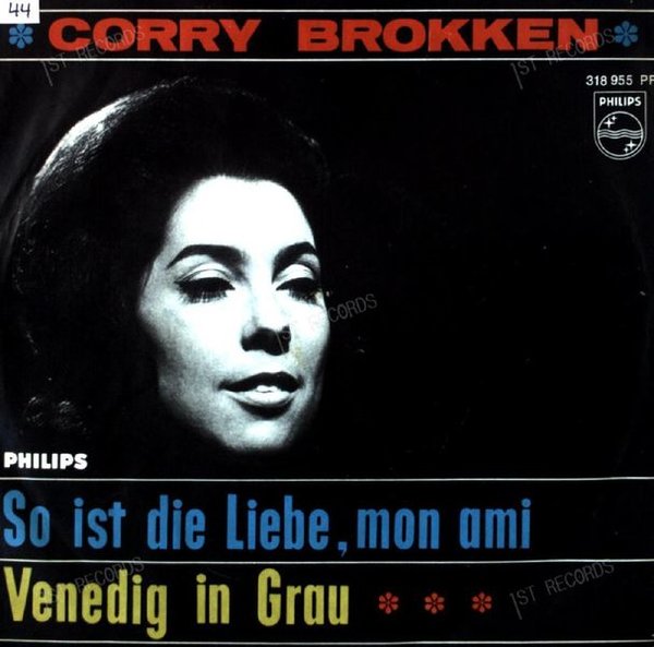 Corry Brokken - So Ist Die Liebe, Mon Ami / Venedig in Grau 7in (VG/VG)