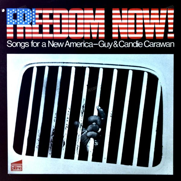 Guy & Candie Carawan - Freedom Now - Songs For A New America LP (VG+/VG+)