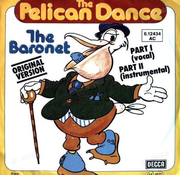 The Baronet - The Pelican Dance / Jangle Piano 7in (VG+/VG+)