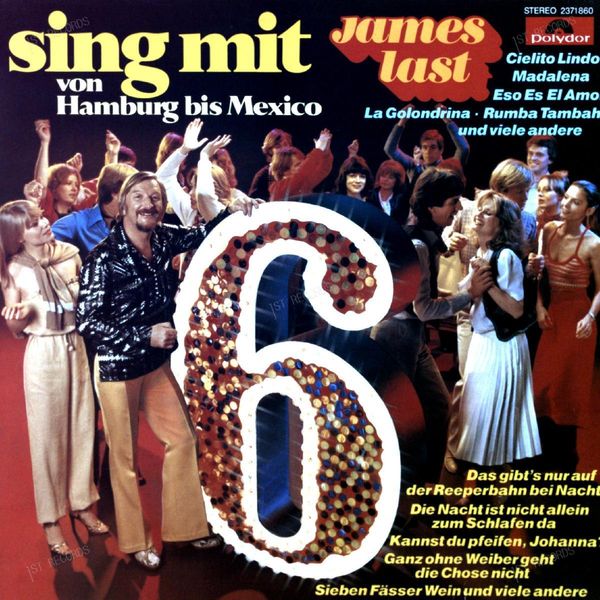 James Last - Sing Mit 6 - Von Hamburg Bis Mexico LP (VG+/VG+)
