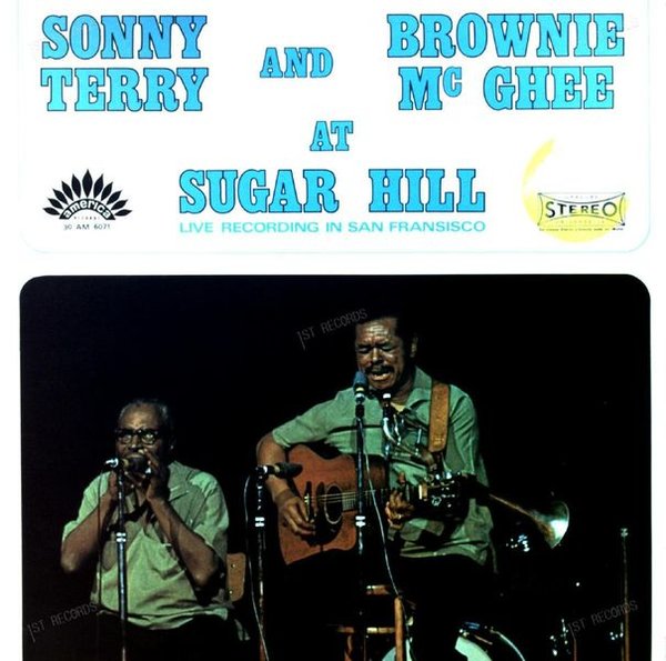Sonny Terry & Brownie McGhee - Sonny Terry Brownie At Sugar Hill LP (VG+/VG+)