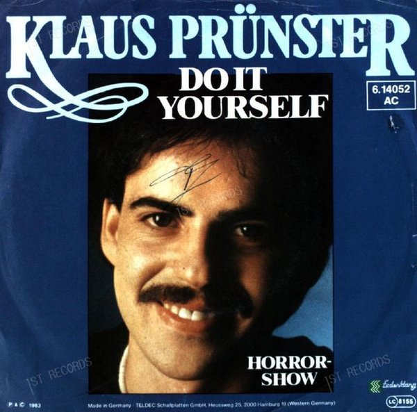 Klaus Prünster - Do It Yourself 7in (VG/VG)