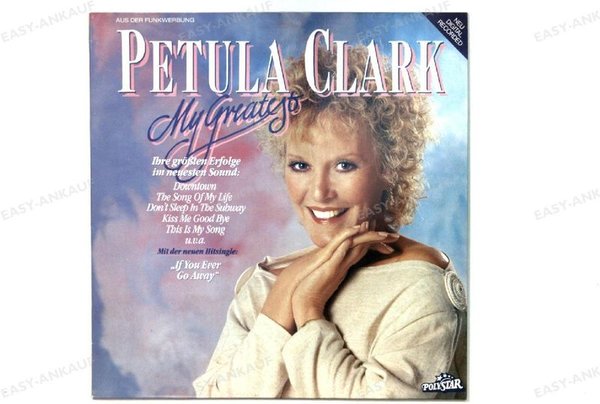 Petula Clark - My Greatest GER LP 1988 (VG+/VG+)