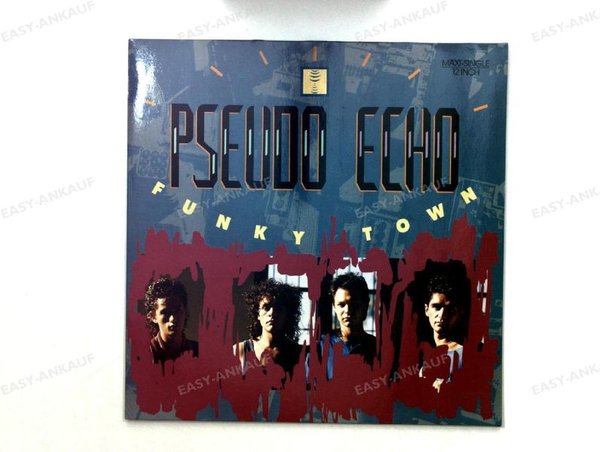 Pseudo Echo - Funky Town Europe Maxi 1987 (VG/VG+)