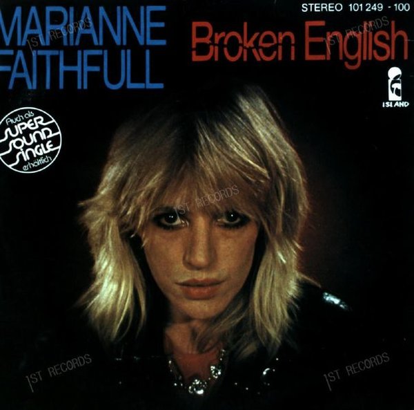 Marianne Faithfull - Broken English 7in 1979 (VG+/VG+)