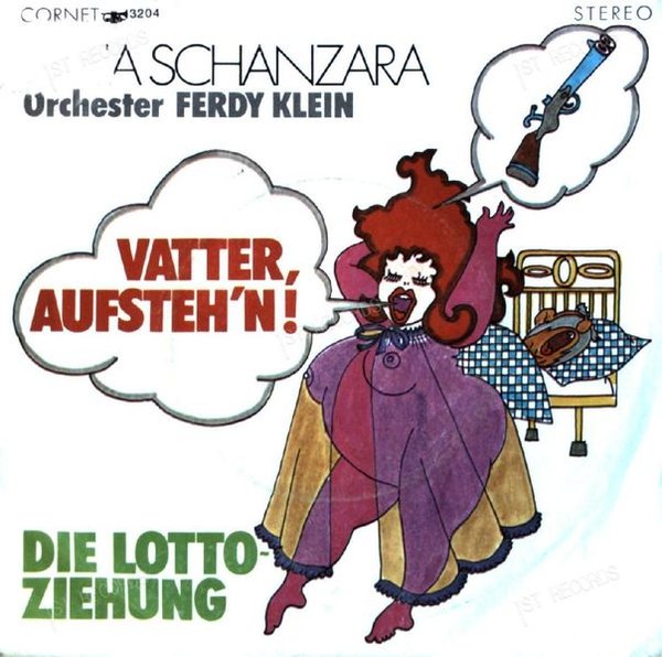Tana Schanzara & Orchester Ferdy Klein - Vatter, Aufsteh'n 7in (VG+/VG+)