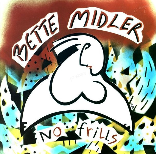 Bette Midler - No Frills LP 1983 (VG+/VG+)