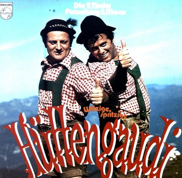 Die 2 Tiroler Fenneberg & Moser - Witzig, Spritzige Hüttengaudi AUT LP 1978 (VG+/VG)