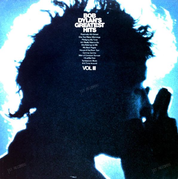 Bob Dylan - Bob Dylan's Greatest Hits Vol 3 Europe LP 1976 (VG/VG)