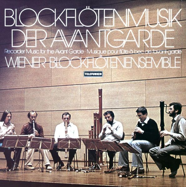 Wiener Blockflötenensemble - Blockflötenmusik Der Avantgarde GER LP `80 FOC (VG+/VG)