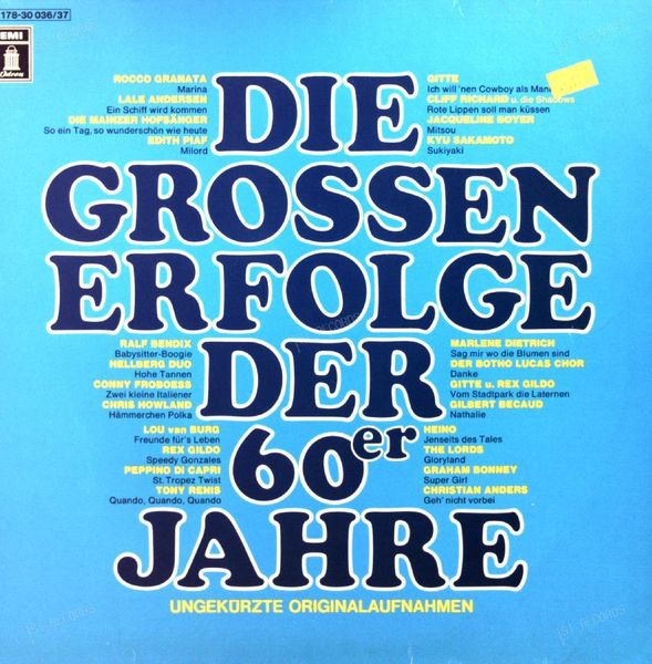 Various - Die Grossen Erfolge Der 60er Jahre 2LP (VG/VG)