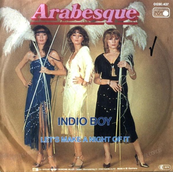 Arabesque - Indio Boy 7in (VG/VG)