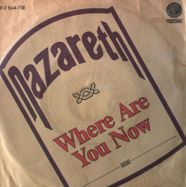 Nazareth - Where Are You Now | On The Run 7in (VG/VG)