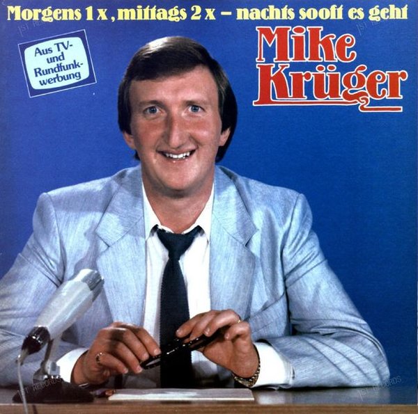 Mike Krüger - Morgens 1x, Mittags 2x - Nachts So Oft Es Geht LP (VG/VG)