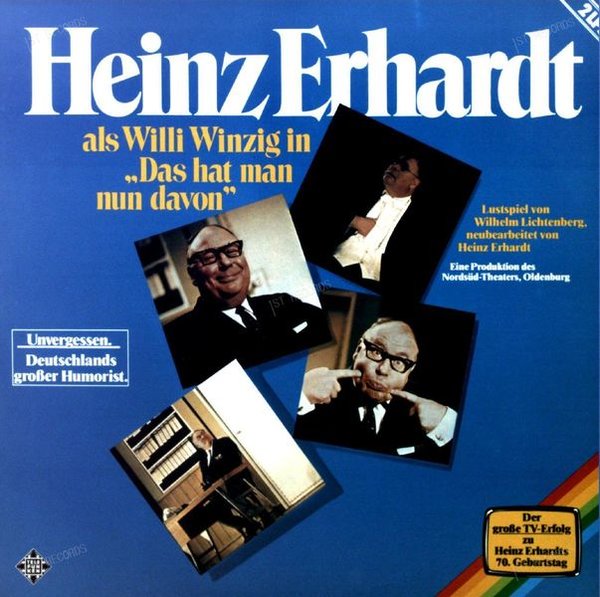 Heinz Erhardt - Das Hat Man Nun Davon 2LP (VG/VG)