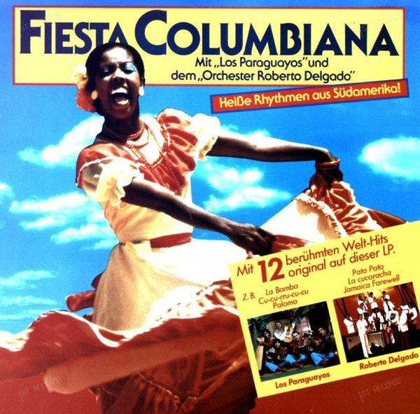 Various - Fiesta Columbiana (Heiße Rhythmen Aus Südamerika!) LP (VG+/VG+)