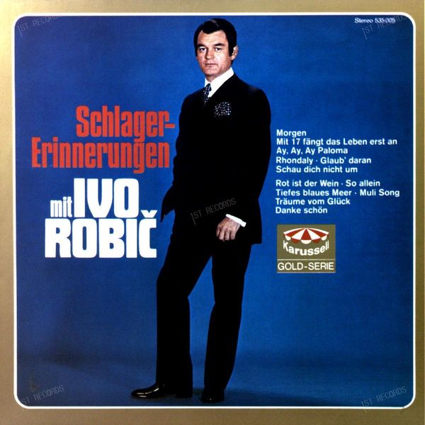 Ivo Robič - Schlager-Erinnerungen Mit Ivo Robič LP (VG+/VG+)
