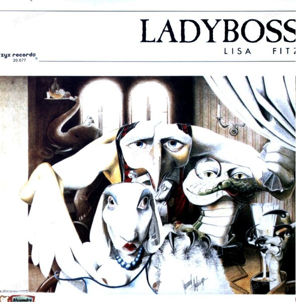 Lisa Fitz & The Hydra Connection - Ladyboss LP + Insert (VG+/VG)