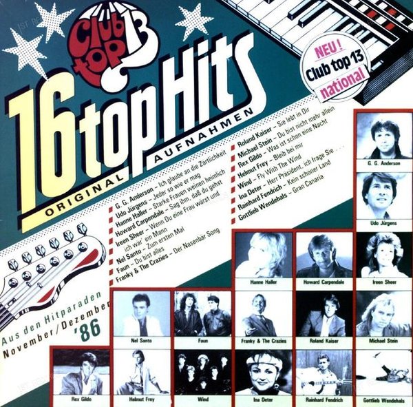 Various - 16 Top Hits - November/Dezember '86 LP (VG/VG)