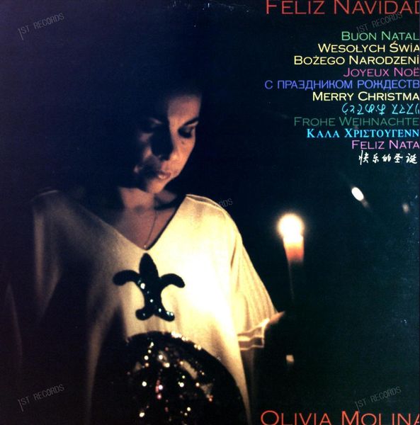 Olivia Molina - Feliz Navidad LP (VG/VG)