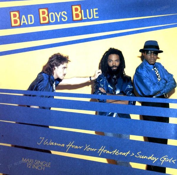 Bad Boys Blue - I Wanna Hear Your Heartbeat ›Sunday Girl‹ Maxi (VG/VG)