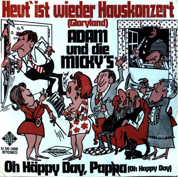 Adam Und Die Micky's - Heut' Ist Wieder Hauskonzert (Gloryland) 7in (VG/VG)