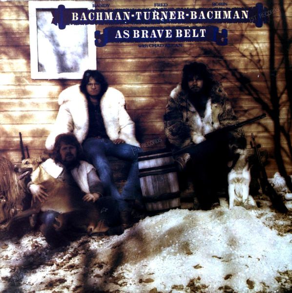 Randy Bachman - Fred Turner - Robin Bachman - As Brave Belt LP (VG/VG)