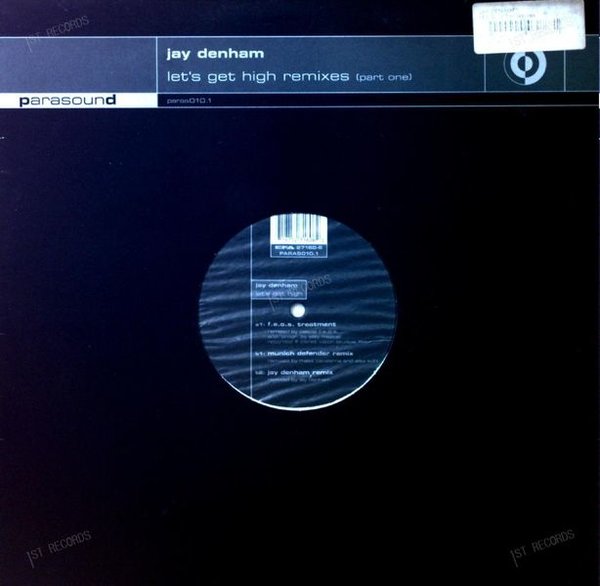 Jay Denham - Let's Get High Remixes (Part One) Maxi (VG/VG)