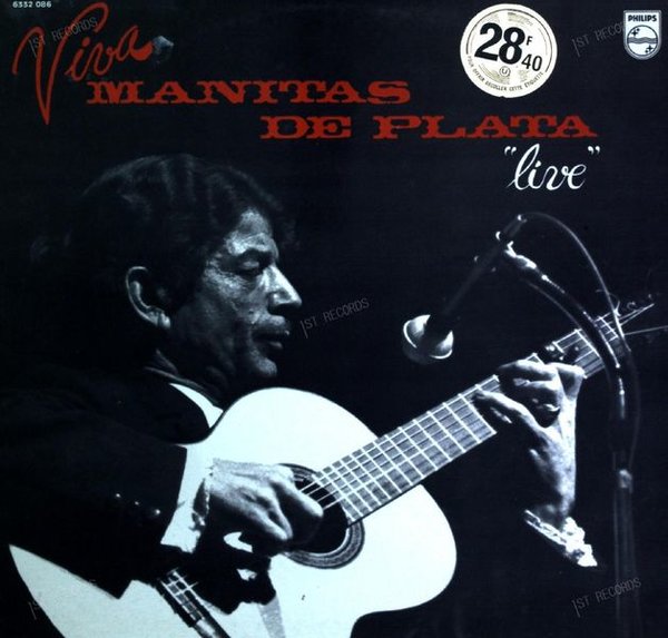 Manitas De Plata - Viva Manitas De Plata "Live" LP (VG/VG)