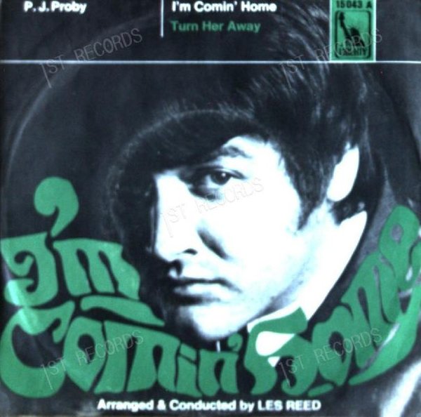 P.J. Proby - I'm Comin' Home 7" (VG/VG)