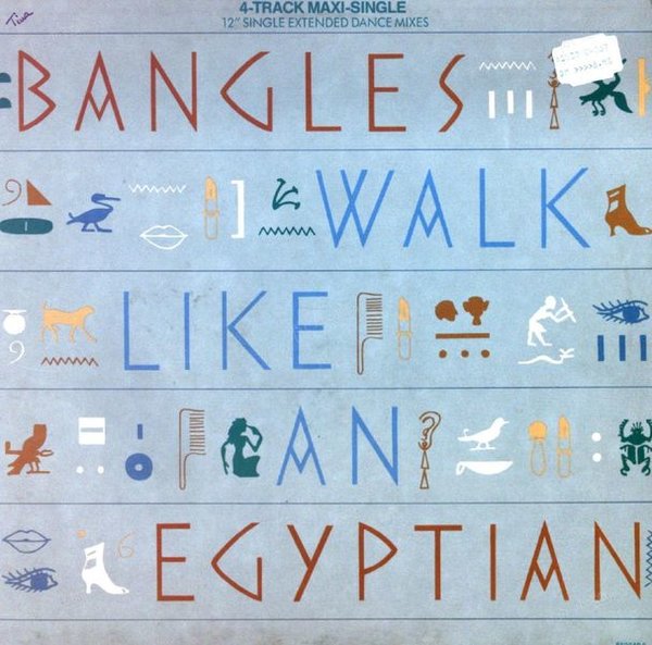Bangles - Walk Like An Egyptian Europe Maxi 1986 (VG+/VG)