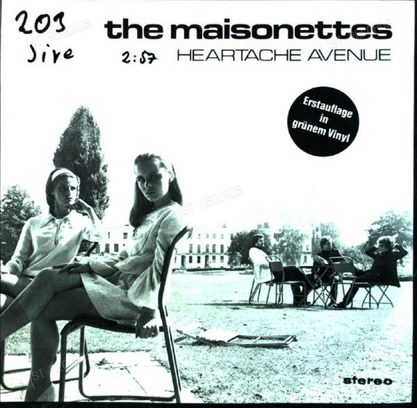 The Maisonettes - Heartache Avenue 7in Coloured Vinyl 1982 (VG/VG)