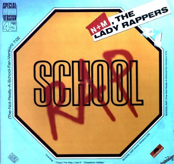 N + M, The Lady Rappers - School Rap Maxi (VG/VG)