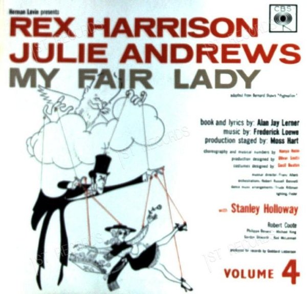 Rex Harrison, Julie Andrews - Excerpts From "My Fair Lady" - Volume 4 7" (VG/VG)