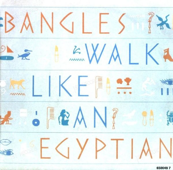 Bangles - Walk Like An Egyptian 7in (VG+/VG+)