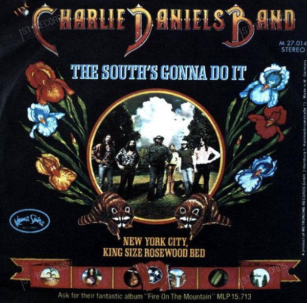 The Charlie Daniels Band - The South's Gonna Do It 7" (VG+/VG)
