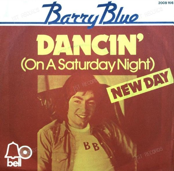 Barry Blue - Dancin' (On A Saturday Night) / New Day 7" (VG/VG)