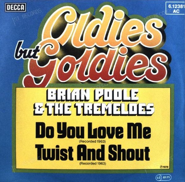 Brian Poole & The Tremeloes - Do You Love Me / Twist And Shout 7" (VG+/VG+)