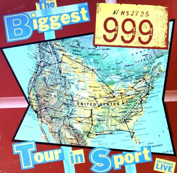 999 - The Biggest Tour In Sport GER LP 1981 (VG/VG) Albion Rec. 203 235,