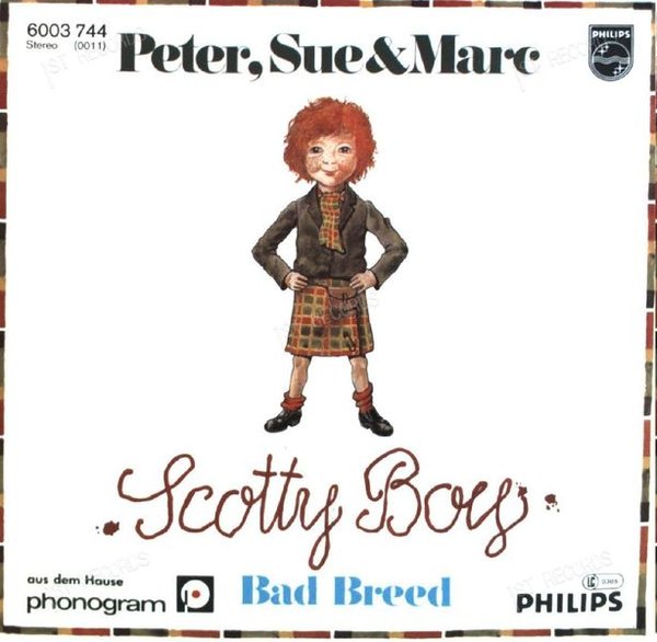 Peter, Sue & Marc - Scotty Boy 7" (VG/VG)