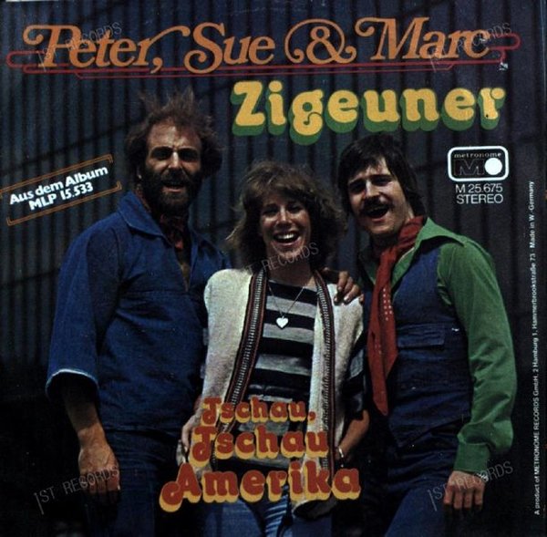 Peter, Sue & Marc - Zigeuner 7" (VG/VG)