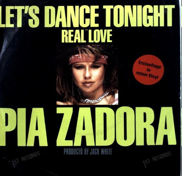 Pia Zadora - Let's Dance Tonight 7" Coloured Vinyl (VG/VG)